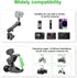 FANAUE Super Clamp Camera Mount - Monitor Magic Arm Double Ball Head Adapter for DSLR/Gopro