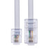 Keple 3m RJ11 to RJ45 Cable Phone Telephone Cord RJ11 6P4C to RJ45 8P8C Connector Plug Cable (White)