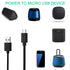 Charger Cord Replacement for Bugani Bluetooth Speakers and Bose DOSS JBL Jam - Micro USB Cable 2-Pack