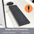 X9 Performance Large Print Lighted Keyboard and Mouse Combo, USB Wired Backlit Keyboard for Elderly, Low Vision Users