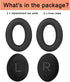 Replacement Ear Cups for Bose QC45 Headphones, QuietComfort 45 Ear Pads Cushion Parts in Black