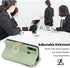 Asuwish Moto G Power 2020 Wallet Case: Green Flip Cover, Tempered Glass Protector, Card Holder, Crossbody Strap, Stand.