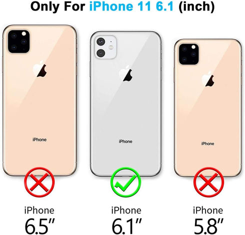 iPhone 11 Waterproof Case with Screen Protector, Full Body Shockproof Heavy Duty IP68 Protector (Red)