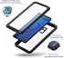 Lanhiem IP68 Waterproof Dustproof Case for Samsung Galaxy S9, Rugged Full Body Shockproof Cover with Built-in Screen