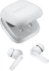Nemesis ANC Wireless Noise Cancelling Headphones TW2750W, In-Ear Bluetooth Earphones, Pure White