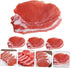 Set 4 of Realistic Resin Pork Slice Models for Display
