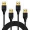 USB to USB Cable, 2 Pack 6FT USB2.0 Male to Male USBA