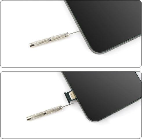 yuntop 12 Pack SIM Card Removal Pin SIM Card Tray Removal Tool Eject Pin Tools Compatible with iPhone iPad Samsung