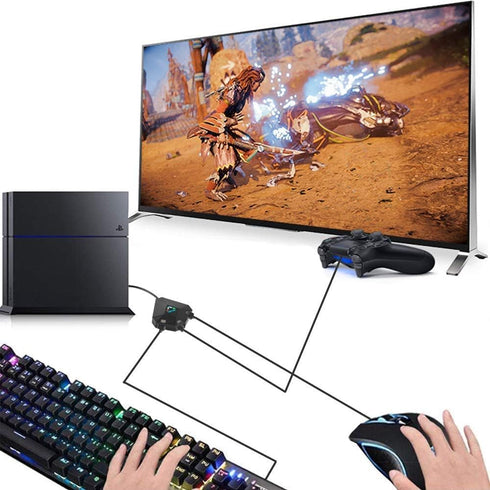 ciciglow Keyboard and Mouse Adapter for Switch, Converter for Xbox One, Xbox 360, Plug and Play