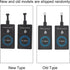 2PCS Type C Wireless Charging Receiver, Fast Self Adhesive Sticker Charger for Mobile Phone Android Device