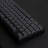PBT Keycaps 60 Percent - Black 142 Keys Keycap Set Cherry Profile DYE-Sub for 60/61/65/68/75/98 Mechanical Keyboards