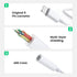 Apple MFi Certified 2 Pack Lightning to 3.5mm Headphone Jack Adapter for iPhone, Aux Adapter Converter Dongle
