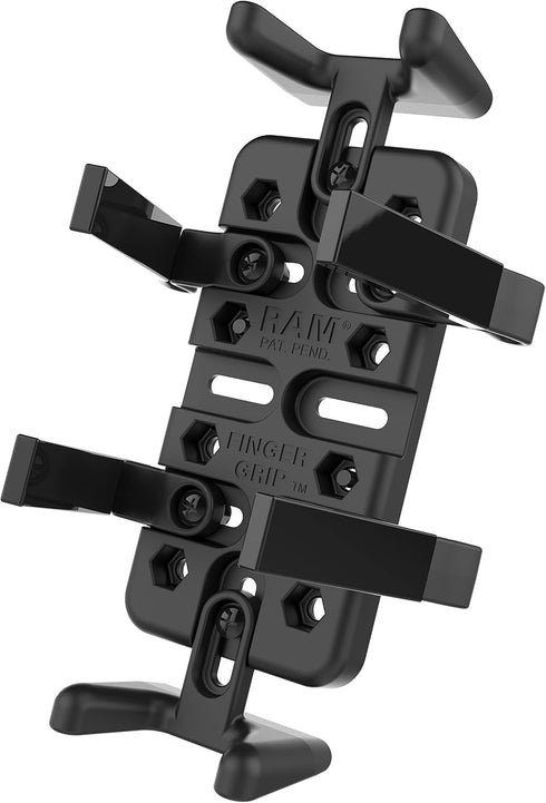 RAM Mounts Finger-Grip GPS and Radio Holder, RAM-HOL-UN4U, Compatible with RAM B 1" and C 1.5" Components