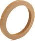 QWORK Wooden Speaker Spacer Rings, 4 Pcs 6.5" Car MDF Speaker Ring, MDF Tweeter Wood Rings for 6.5 Inch Speakers
