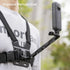 Aluminum Alloy Extension Arm Mount, Compatible with Insta360 ONE X4/X3, GoPro Hero 12/11/10, DJI Osmo Action 4/3/2,