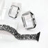 Compatible for Apple Watch Ultra Band - 49mm 46mm 45mm 41mm with 2 Pack Bling Crystal Diamonds Case Cover