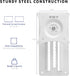 VIVO MOUNT-VW01AW Height Adjustable Single Monitor Wall Mount, 17 to 32 inch, Fits 1 Screen Max VESA 100x100mm, White