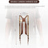 Double Camera Strap, Adjustable Leather Shoulder Strap for Two Cameras (Brown)