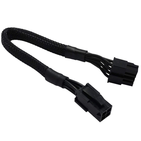 COMeap 2-Pack CPU Power Adapter, ATX to Motherboard 8 Pin Converter, Sleeved Cable, 9.5-inch (24cm) with ATX 4 Pin Port
