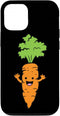 Cute Carrot Vegetable Tees and Gifts Carrot Hands Up Vegetable Love Carrots Case for iPhone 12/12 Pro