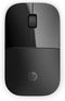 HP Z3700 G2 Wireless Mouse - Onyx Black, Portable Design, 2.4GHz Wireless Receiver, Blue Optical for PC, Laptop, Mac