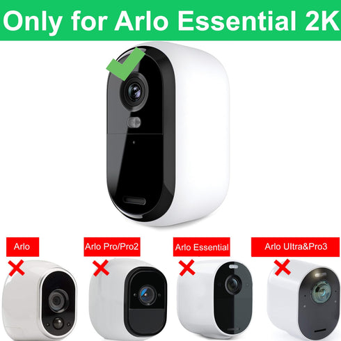 iTODOS 2 Pack 20ft/6m Power Cable and Adapter for Alro Essential 2K Outdoor Security Camera, Weatherproof Charging