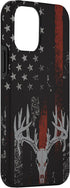 iPhone 12 mini Case American Flag Whitetail Deer Buck Hunting USA FLAG Hunter