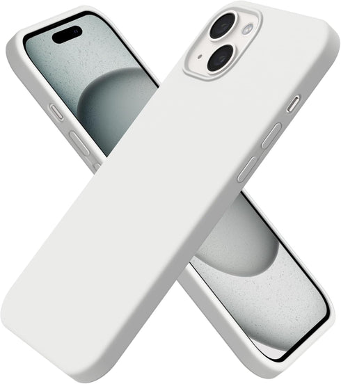 BUYDOT for iPhone 15 Case Liquid Silicone Slim Shockproof Protective Cover 6.1 Inch