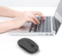 VssoPlor Wireless Mouse, 2.4G Slim Portable Mice with Nano Receiver for Notebook, PC, Laptop (Black and Gray)