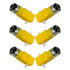 YFUSET 6Pcs 3V-6V 1:48 TT Motor DC Electric Motor Dual Shaft Geared Magnetic Gearbox Ratio for Arduino Smart Car Robot