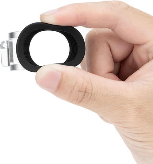 100RF GFX100RF 100 Extended GFX Eyecup Eyepiece, Round Soft Silicon Viewfinder Eye Cup Eyeshade Cover Protector