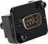 QIANRENON DB9 Panel Mount Straight Through Connector, 9-pin RS232 Serial Male to Male Panel Mount Socket Converter