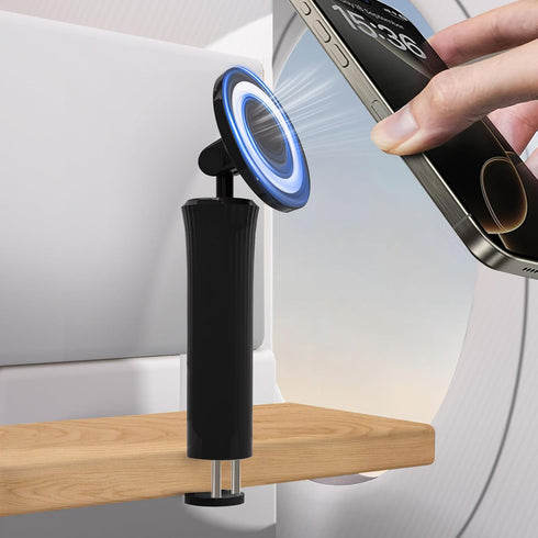 CLQ Magnetic Phone Holder for Desk, for Magsafe Cell Phone Mount Clamp Clip,