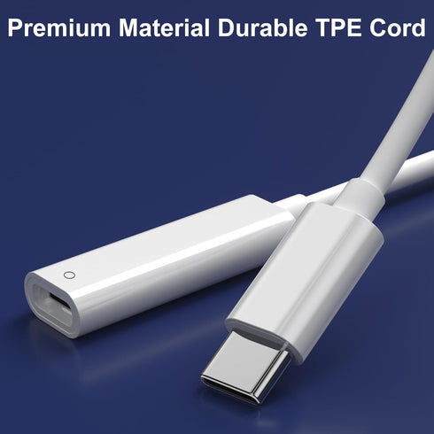 iMangoo USB-C Charging Adapter Cable, 3.3 FT for Apple Pencil 1st Generation, iPad 10 Tablet, USB Type C to Lightning
