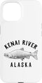 Kenai River Alaska - Apparel & Gifts Kenai River Alaska Sockeye Salmon Fishing Souvenir Case for iPhone 15