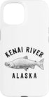 Kenai River Alaska - Apparel & Gifts Kenai River Alaska Sockeye Salmon Fishing Souvenir Case for iPhone 15