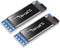 DORHEA 2pcs 0.91'' I2C OLED Display Module IIC 0.91 inch I2C SSD1306