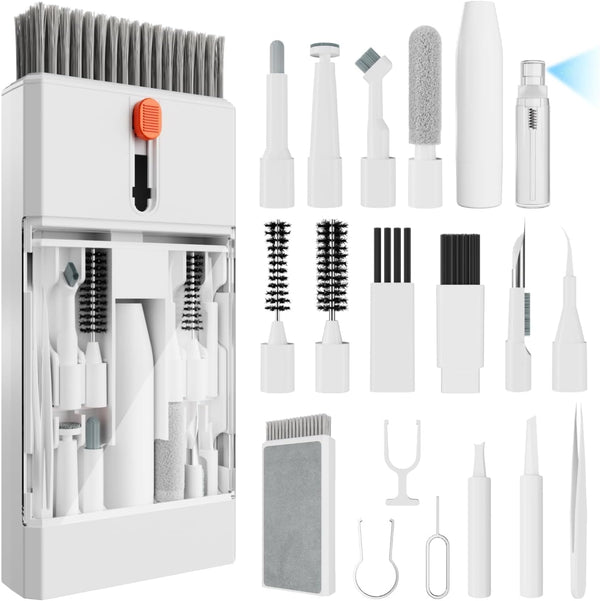 Electight Laptop Cleaning Kit Keyboard Cleaner Brush, 22-in-1 Multi-Function Laptop Cleaner Tool for
