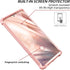 Dexnor for Galaxy Note 20 Ultra Case with Screen Protector, Clear Electroplated Metal 360 Full Body Rugged