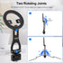 Leftfoto 1/4"-20 17 16 15 14 13 12 Metal Strong Magnetic Phone Stand with ARRI Locating Screw -Adjustable Foldable