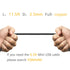 YQMAJIM 11.5 Ft Charging Power Cable for Dash Cam, USB 2.0 to Mini USB Car Charger Adapter for Garmin Nuvi GPS & More