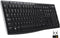 Logitech K270 Wireless Keyboard for Windows, Full-Size 2.4 GHz with Number Pad and 8 Multimedia Keys (Black)