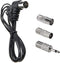 FM Antenna for Indoor Stereo Receiver, 75 Ohm FM Radio Antenna with Adapter for Bluetooth Stereo Receiver Music System,
