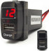 Special 5V 2.1A USB Interface Socket Car Charger and Voltmeter for Mitsubishi