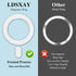 2 PCS Universal MagSafe Ring, Magnetic Adapter Sticker Compatible with iPhone 15/14/13/12/11 Pro Max Mini & Galaxy