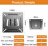 Monitor Wall Mount for Most 14-24" TVs, Universal Small TV Bracket, Fixed RV Mount, Max Load 33lbs, VESA up to 100x100mm