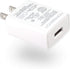 HomeSpot UL Certified USB Wall Charger 5V1A Plug in-Door Power AC Adapter Travel Office Home Use - 1 Pack White