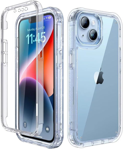Lifedance for iPhone 15 Case, Full-Body Rugged Protective Case with Built-in Screen Protector,