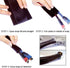 Electriduct 2" Side Entry Cable Wrap Braided Sleeving with Hook & Loop Fastener - 10 Feet, Black