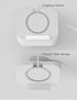 Phone Wall Mount for Magsafe Charger, Bedside Holder Compatible with Magsafe Accessories for iPhone 12/13 (White)